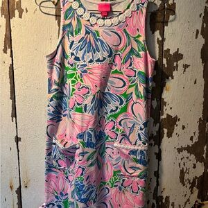 Lilly Pulitzer Pink and Blue Patterned dress